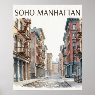Affiche SoHo Manhattan