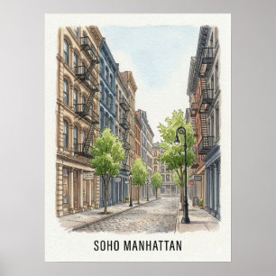 Affiche SoHo Manhattan