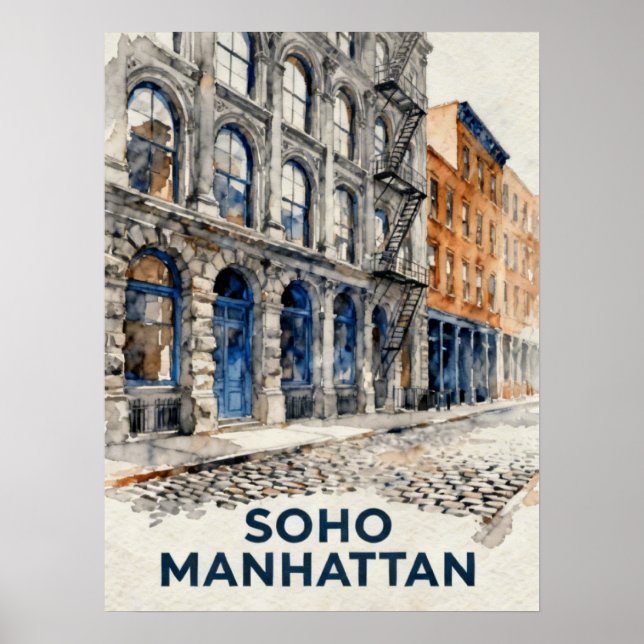 Affiche SoHo Manhattan (Devant)