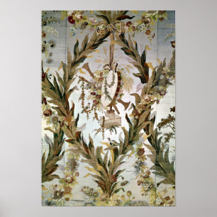 Affiche Soie murale de la chambre de l'impératrice, 1787