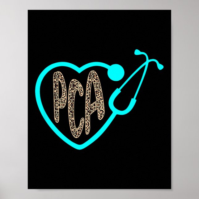 Affiche Soins aux patients Pca Coeur constant Leopard Infi (Devant)