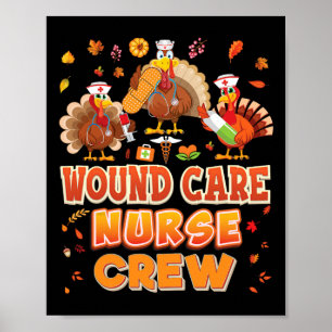 Affiche Soins de blessures équipage Turquie Thanksgiving G
