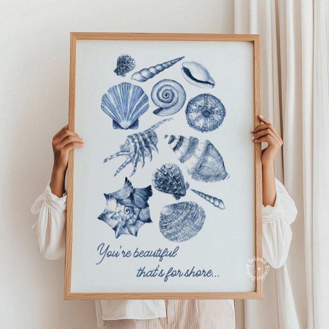 Affiche Soins infirmiers Seashell Imprimer le devis person (Seashell Nursery Print Personalized Quote)