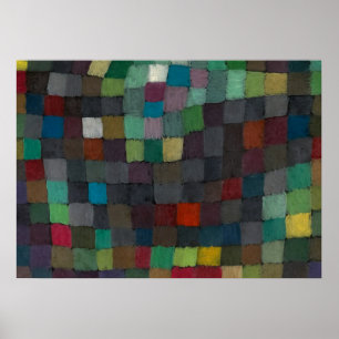 Affiche Soirée à N par Paul Klee