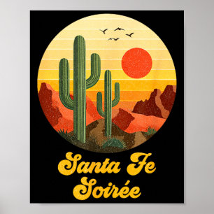 Affiche Soirée à Santa Fe Nouveau-Mexique