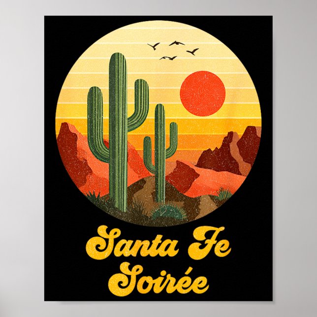 Affiche Soirée à Santa Fe Nouveau-Mexique (Devant)