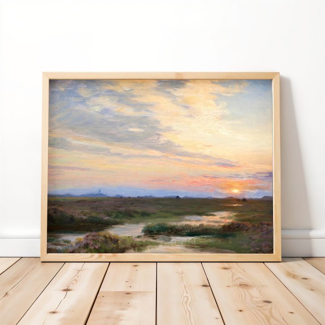 Affiche Soirée à Skagen par P.S. Krøyer, Art (Créateur téléchargé)