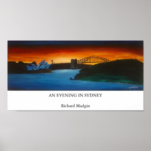 Affiche Soirée À Sydney (Devant)