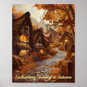 Affiche Soirée d'automne envoûtante dans un village de liv