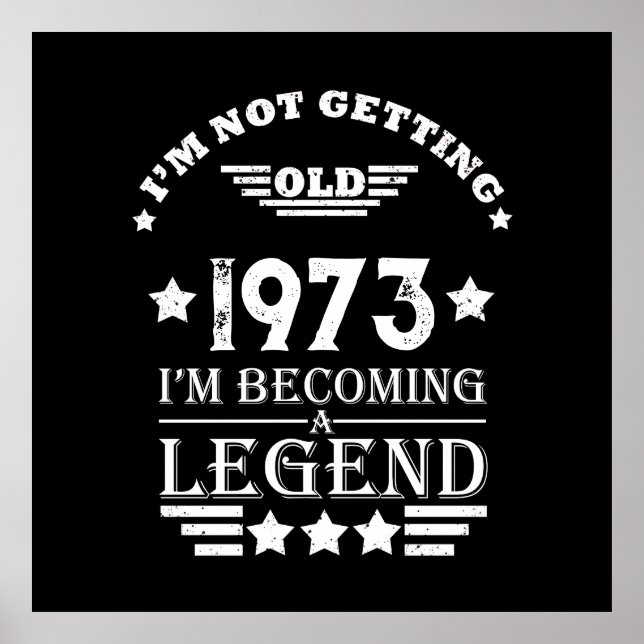 Affiche Soirée de 50 ans vintage personnalisée (Devant)