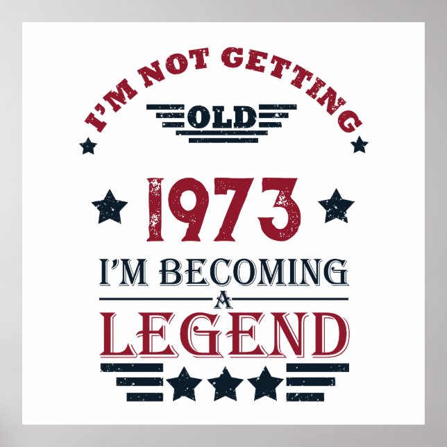 Affiche Soirée de 50 ans vintage personnalisée (Devant)