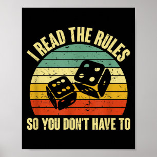 Affiche Soirée de jeu Adultes Drôles Jeux de société Je li