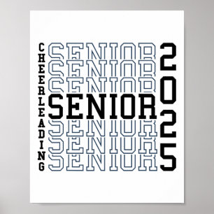 Affiche Soirée de seniors de cheerleading Cheer Senior 202