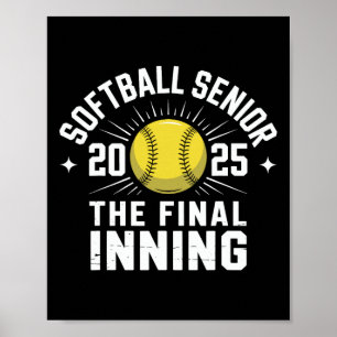 Affiche Soirée de softball pour les seniors de la promotio