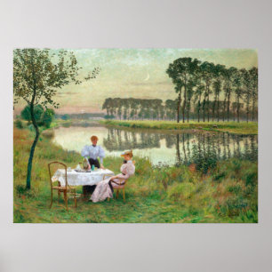 Affiche Soirée d'été par Emile Claus