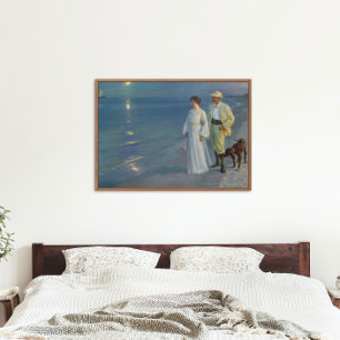 Affiche Soirée d'été Peder Severin Krøyer Art Danemark