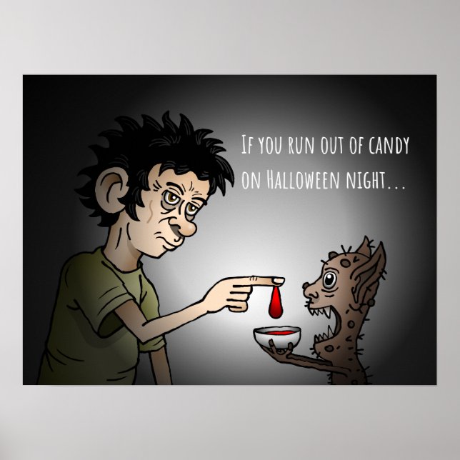 Affiche Soirée d'Halloween à Trump ou à Treat (Devant)