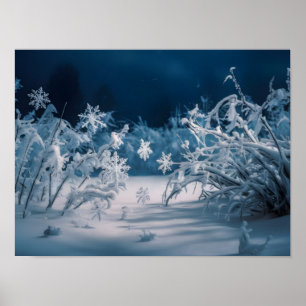 Affiche Soirée d'hiver sereine