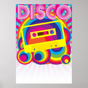 Affiche Soirée disco