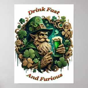 Affiche Soirée enchantée de Ale A Leprechauns Toast 12x16