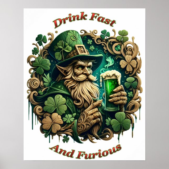 Affiche Soirée enchantée de Ale A Leprechauns Toast 16x20 (Devant)
