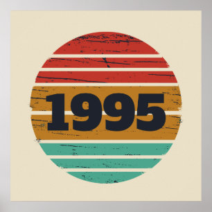 Affiche Soirée personnalisée de trente vintages 30e annive