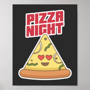 Affiche Soirée Pizza