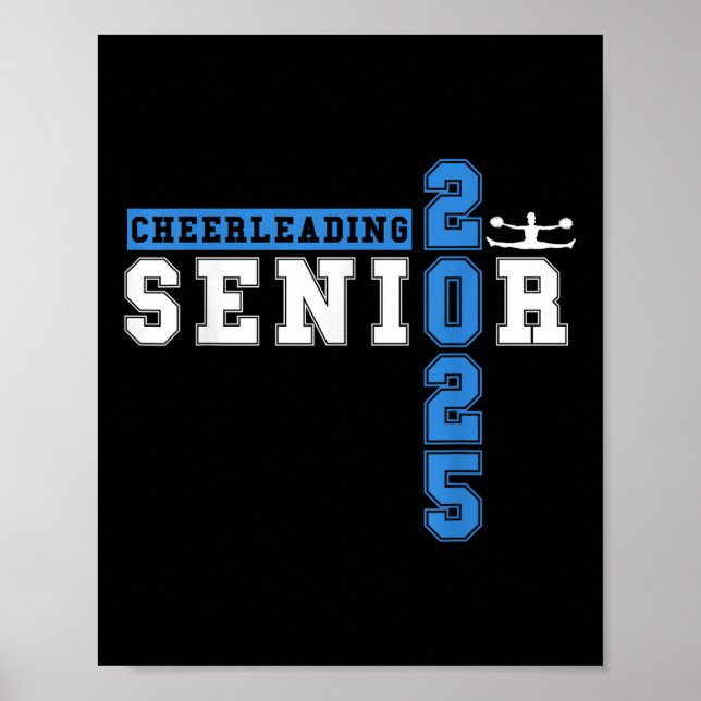 Affiche Soirée supérieure Cheerleader Cheer Senior 2025 Gr (Devant)