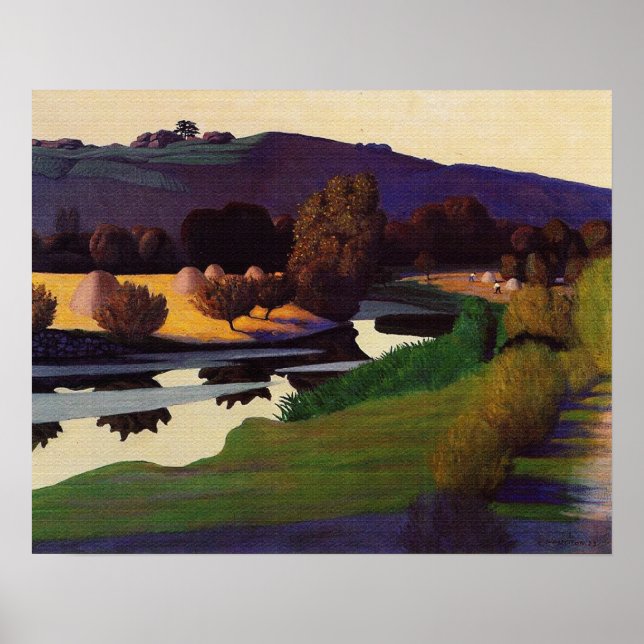 Affiche Soirée sur la Loire - Felix Vallotton (Devant)