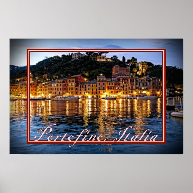Affiche Soirées romantiques en Portofino, Italia (Devant)