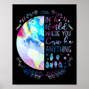 Affiche Sois Gentil Alphabet Asl Langue Des Signes América