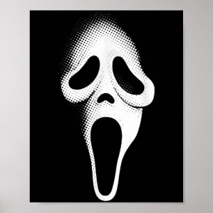Affiche Soky Y Ghost Face Horreur Party Masque Halloween C