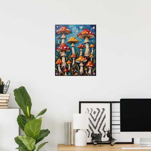 Affiche Sol de la Forêt Enchantée (Bureau à domicile)