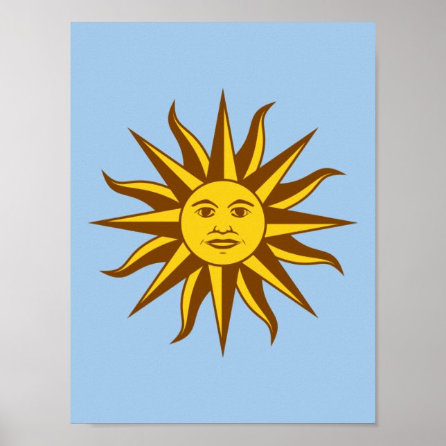 Affiche Sol de Mayo - URUGUAY (Devant)