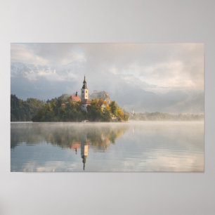 Affiche solaire du lac Foggy Bled