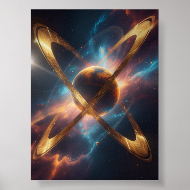 Affiche Solar Drift Abstract  (Devant)