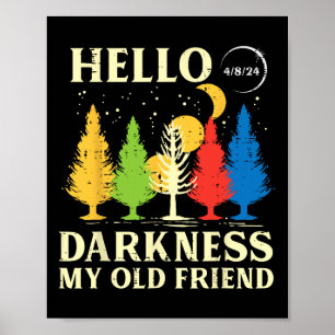 Affiche Solar Eclipse 2024 Tress Hello Darkness 04.08 Enfa
