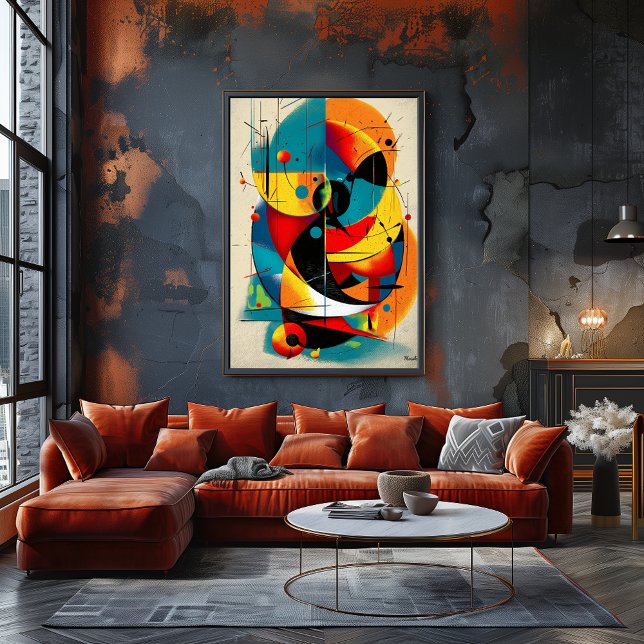 Affiche Solar Refrain – Murale d'art Bauhaus de milieu de  (Créateur téléchargé)