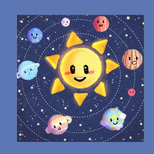 Affiche Solar System Galaxy Planets  (Créateur téléchargé)