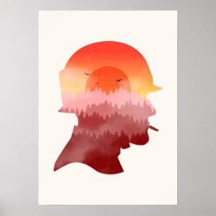 Affiche Soldat minimaliste