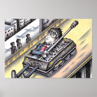 Affiche Soldat partant en guerre.