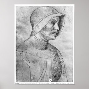 Affiche Soldat portant un casque