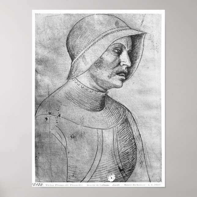 Affiche Soldat portant un casque (Devant)