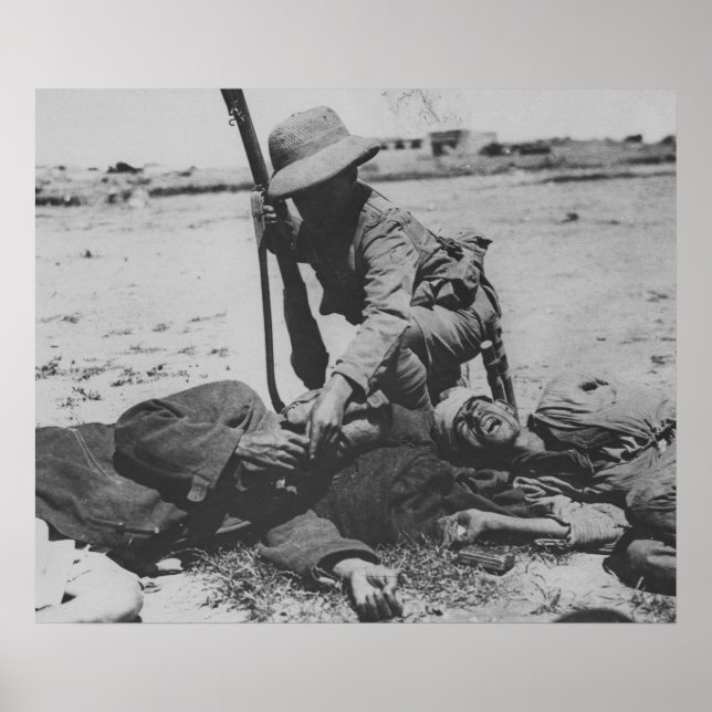 Affiche Soldat turc affamé (Devant)