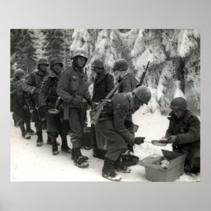 Affiche Soldats américains de 2ÈME GUERRE MONDIALE en
