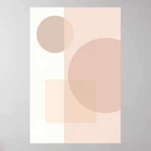 Affiche Solde géométrique minimal Abstrait