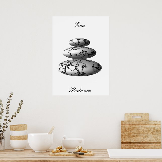 Affiche Solde zen (Cuisine)