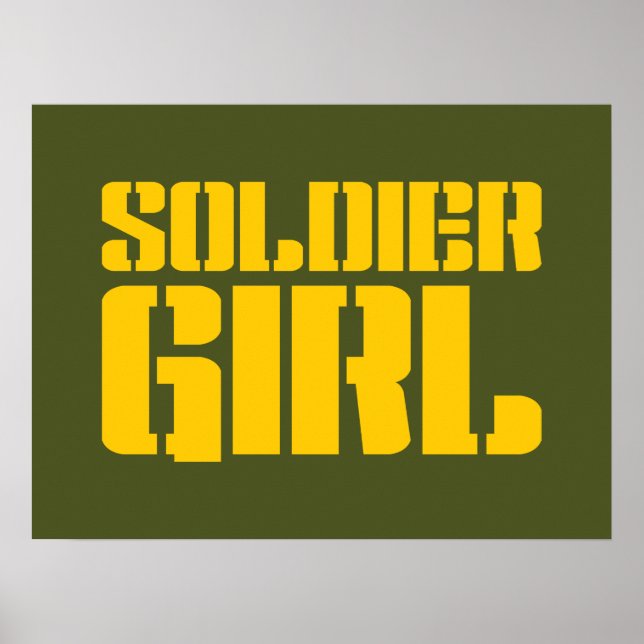 AFFICHE SOLDIER GIRL (Devant)