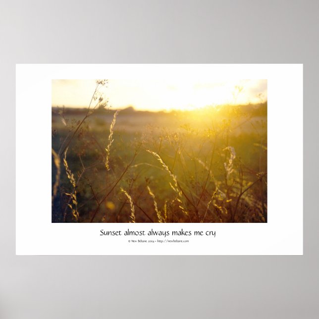 Affiche Soleil (Devant)