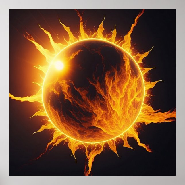 Affiche soleil (Devant)